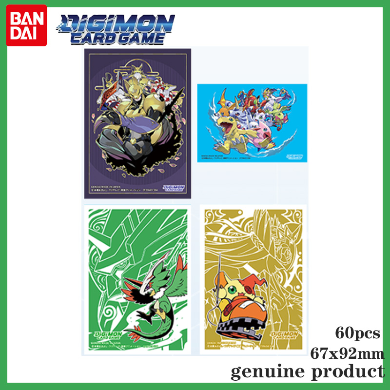 Card Penny Sleeve - Набор рукавов для карточек Digimon, 60