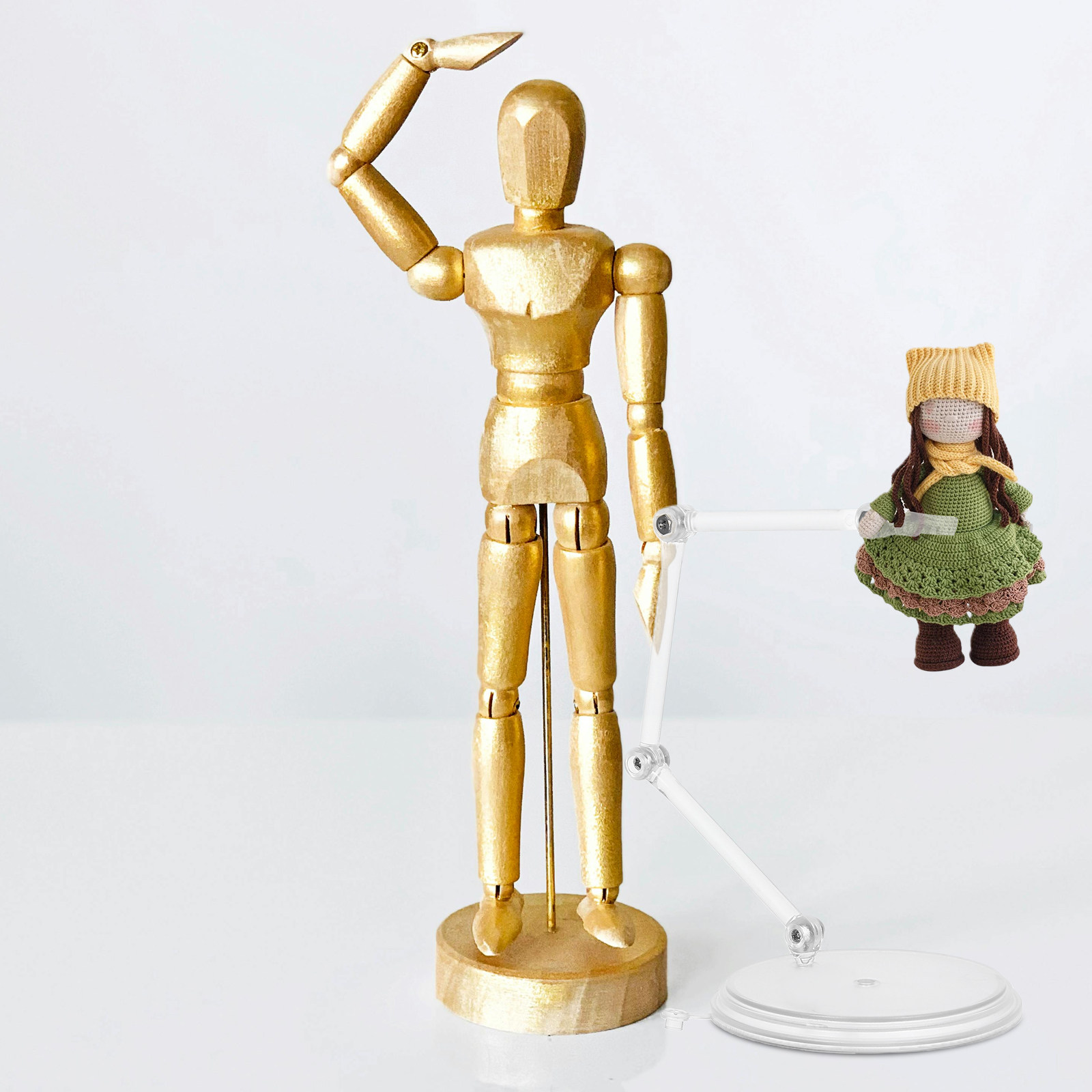 3 шт. Прозрачная регулируемая  – обзор и цена Action Figure Stand
